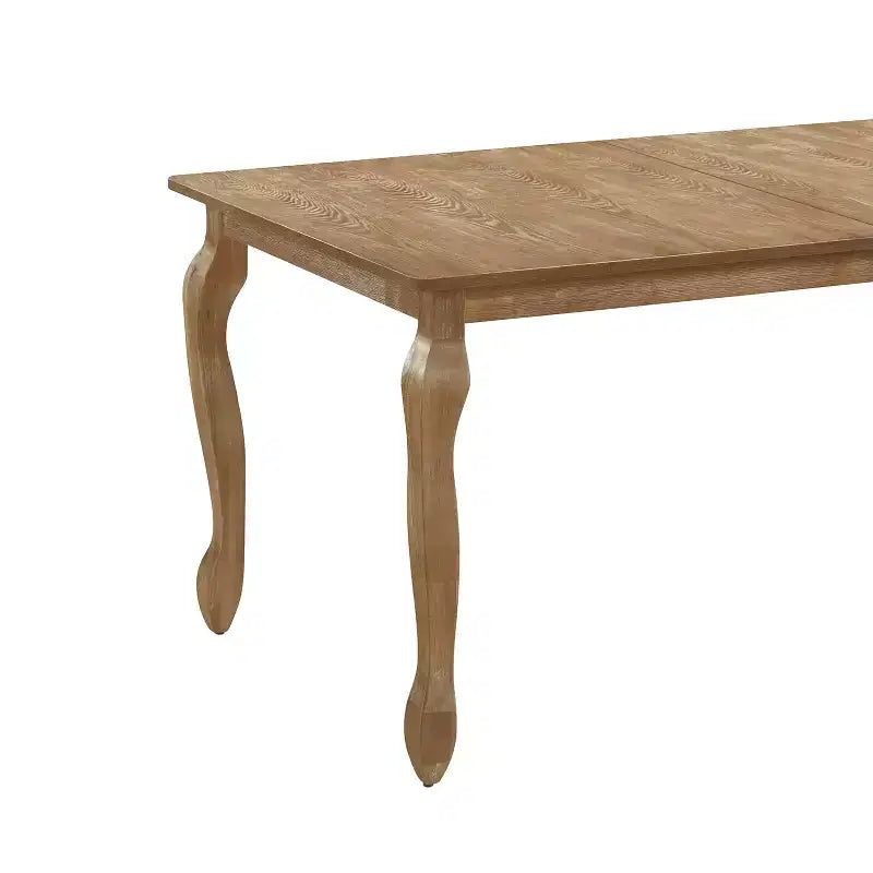 Christopher Knight Home Regan 7-teiliges französisches Landhaus-Esszimmerset aus Holz und Wiener Geflecht mit erweiterbarem Stoffpolster-Tisch