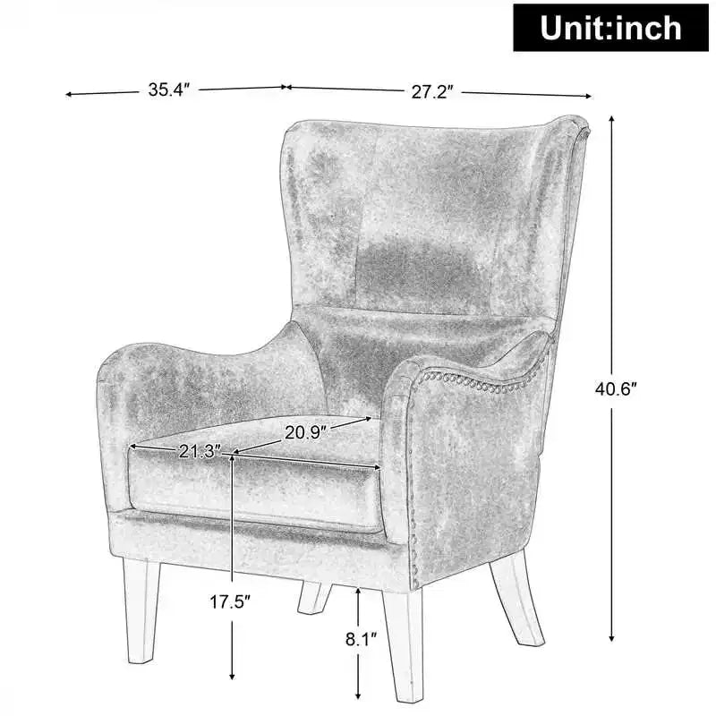 Christopher Knight Home Morgan Vintage Lounge-Sessel mit hoher Rückenlehne und Fußhocker im Used-Look