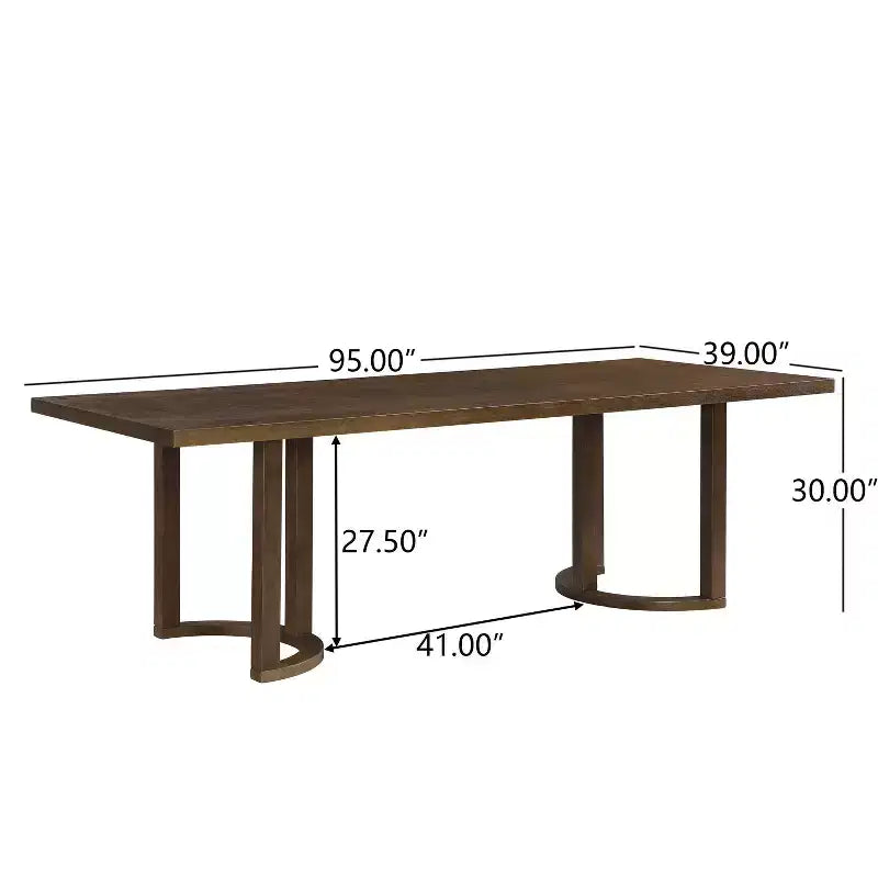 Christopher Knight Home Candice Modernes 9-teiliges Esszimmer-Set aus Kautschukholz mit Polsterung
