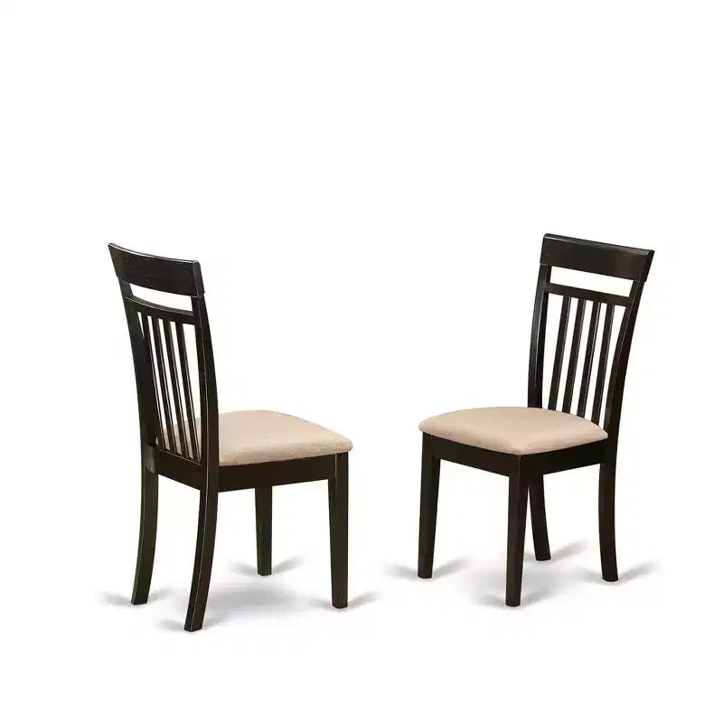HomeStock Belmont Küchentisch-Set – Küchentisch und Esszimmerstühle, Cappuccino