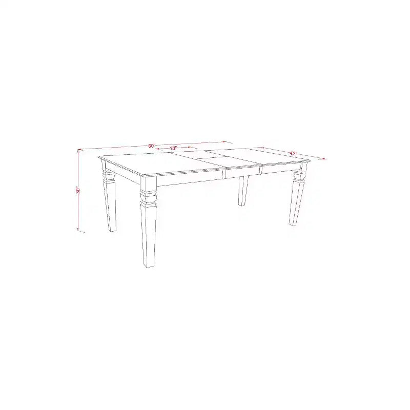 Vintage 5-teiliges Esszimmer-Set - Kirschbaumfarbener Küchentisch & 4 Stühle - viktorianischer Stil