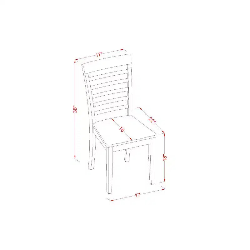 Küchen-Esszimmer-Set Tisch mit Stühlen - Sattelbraun - ausziehbare Platte