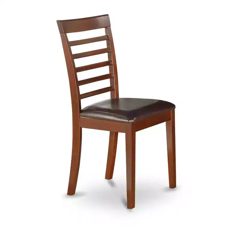 Schickes 7-teiliges Esszimmerset - Rechteckiger Tisch mit Einlegeplatte & 6 Stühlen - 81x152 cm