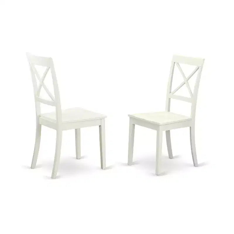 Rundes Küchentisch-Set für 4 Personen – Esstisch mit 2 Stühlen – mediterraner Stil