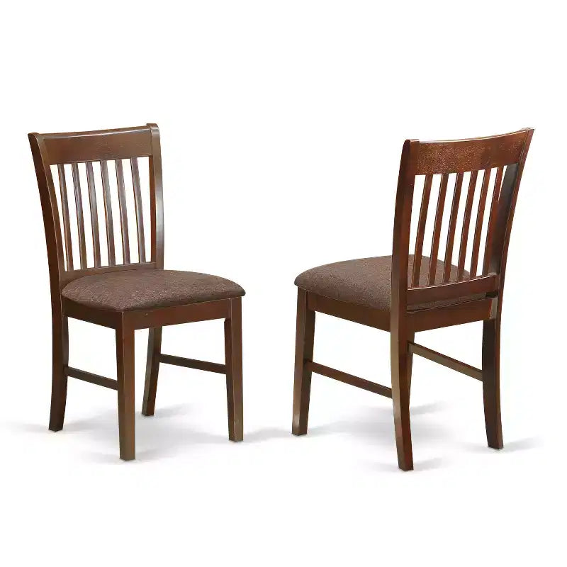 Rundes Küchen-Essgruppenset mit Klappflügeln & Stühlen - Esstisch für kleine Räume - Elegantes Holz-Finish - 42 Zoll Tisch