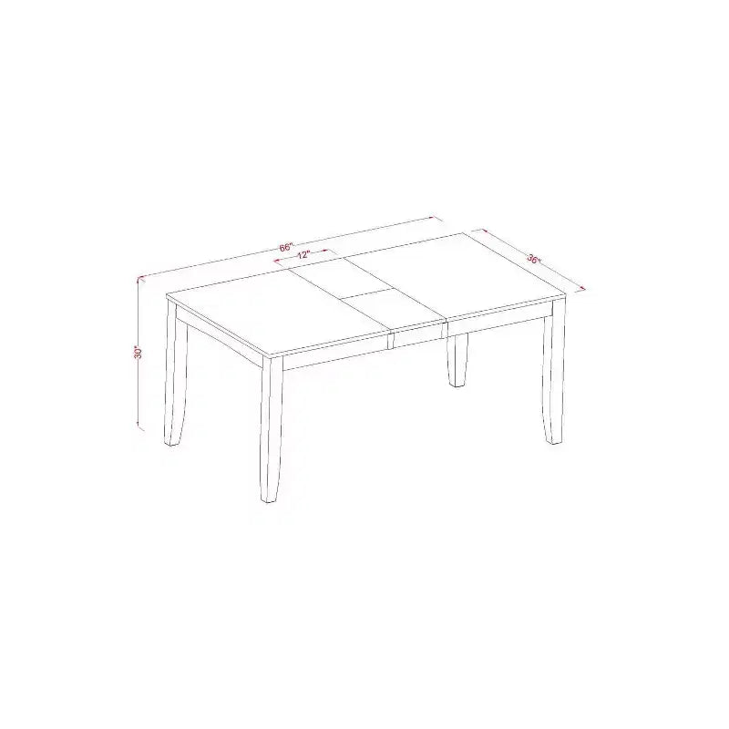 Esszimmerset mit Tisch und Stühlen – Küchen- und Esszimmergarnitur – Tisch- und Stuhlset aus Massivholz