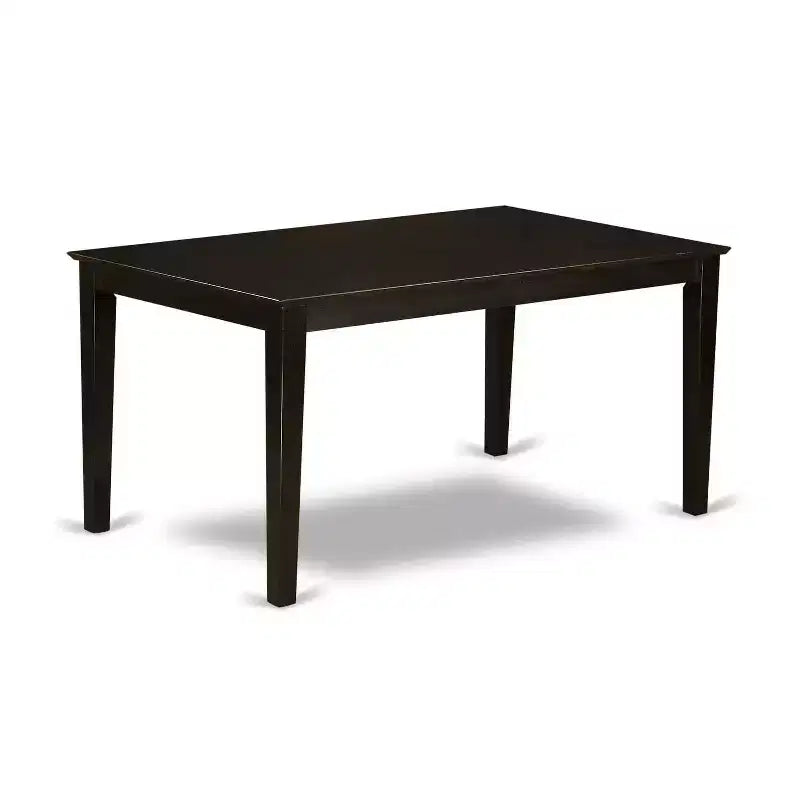 HomeStock 5-tlg. Essgruppe Cappuccino, Platte aus Massivholz - für 4 Personen