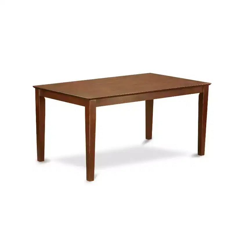 Mittelalterliches Esszimmer-Set 7-teilig – 152 cm rechteckiger Tisch & 6 Stühle – Klassische Holzmöbel für Ihr Zuhause