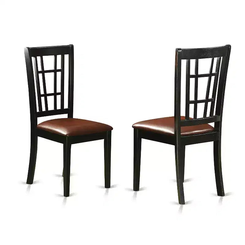 Esszimmer-Set im Südwest-Stil – Tisch & 2 Stühle – Rustikales Holzküchenset