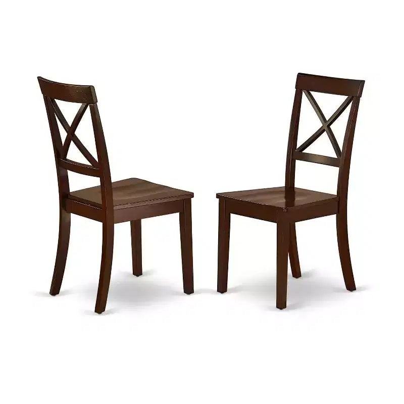 Mittelalterliches Esszimmer-Set, 3-tlg. quadratischer Tisch & Stühle – 36-Zoll-Holztisch-Set für klassische Wohneinrichtung