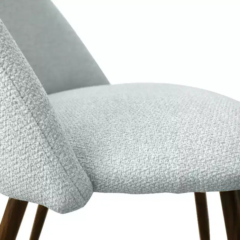 5-teiliges Esszimmerset für 4 Personen, runder Esstisch in Walnuss mit Metall-Sockelgestell + 4 gepolsterte armlehnlose Stühle für Esszimmer, Küche – Panipeachy