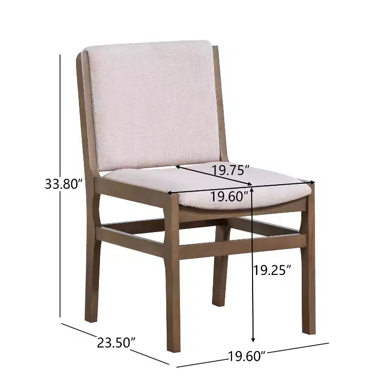 Christopher Knight Home Zephyr 3-teiliges modernes Esszimmer-Set aus Kautschukholz mit Polsterung