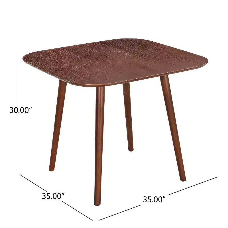 Christopher Knight Home Zephyr 3-teiliges modernes Esszimmer-Set aus Kautschukholz mit Polsterung