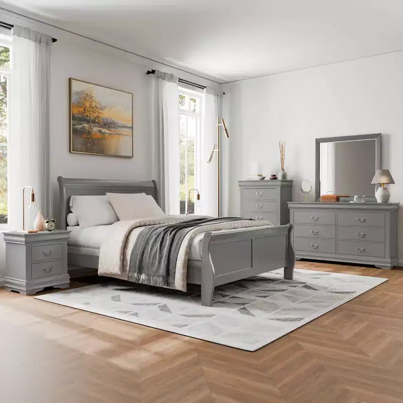 6-teiliges Schlafzimmer-Set Sliver Sleigh - HOMES: Inside + Out
