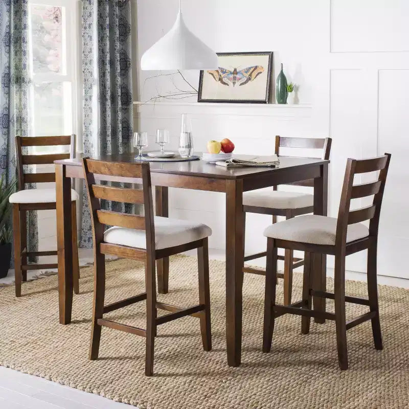 Melvin 5-teiliges Pub-Set - DNS9200A - Braun/Beige - Safavieh