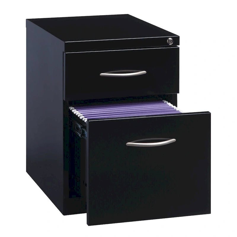 20D Bogen-Griff mobiler Rollcontainer Aktenschrank, 1 Box/1 Ablage