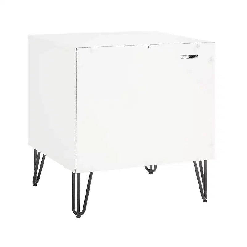 Manhattan Comfort Dumbo 2-tlg. modernes Set bestehend aus Kommode mit 3 Schubladen und Nachttisch mit 2 Schubladen