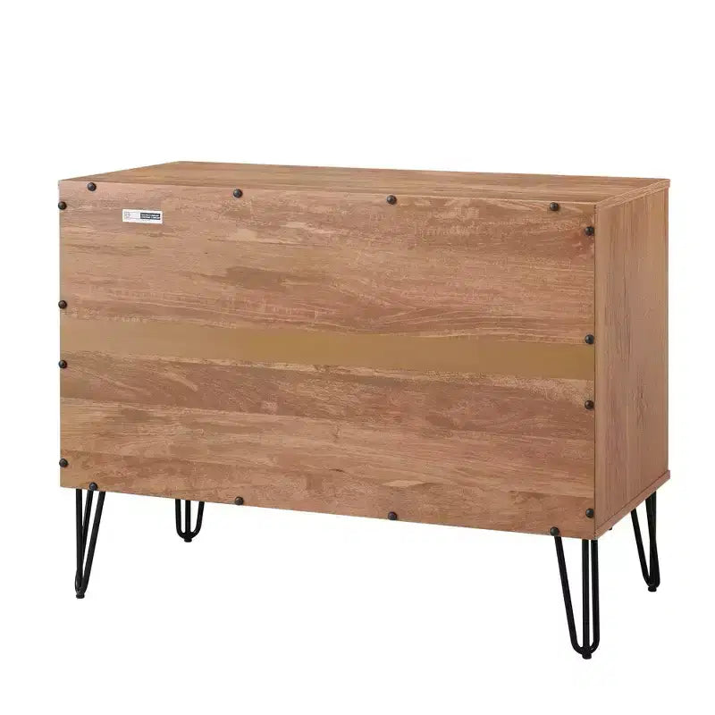 Manhattan Comfort Dumbo 2-tlg. modernes Set bestehend aus Kommode mit 3 Schubladen und Nachttisch mit 2 Schubladen