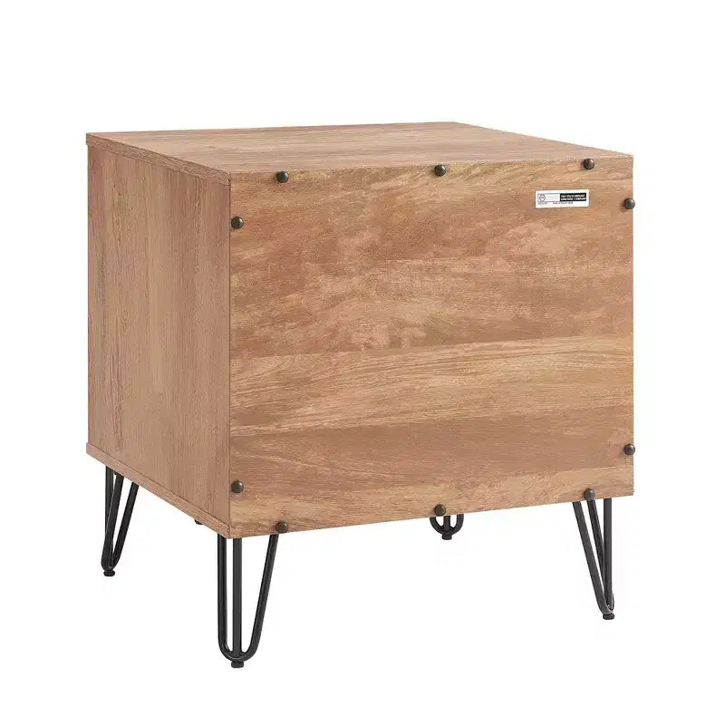 Manhattan Comfort Dumbo 2-tlg. modernes Set bestehend aus Kommode mit 3 Schubladen und Nachttisch mit 2 Schubladen