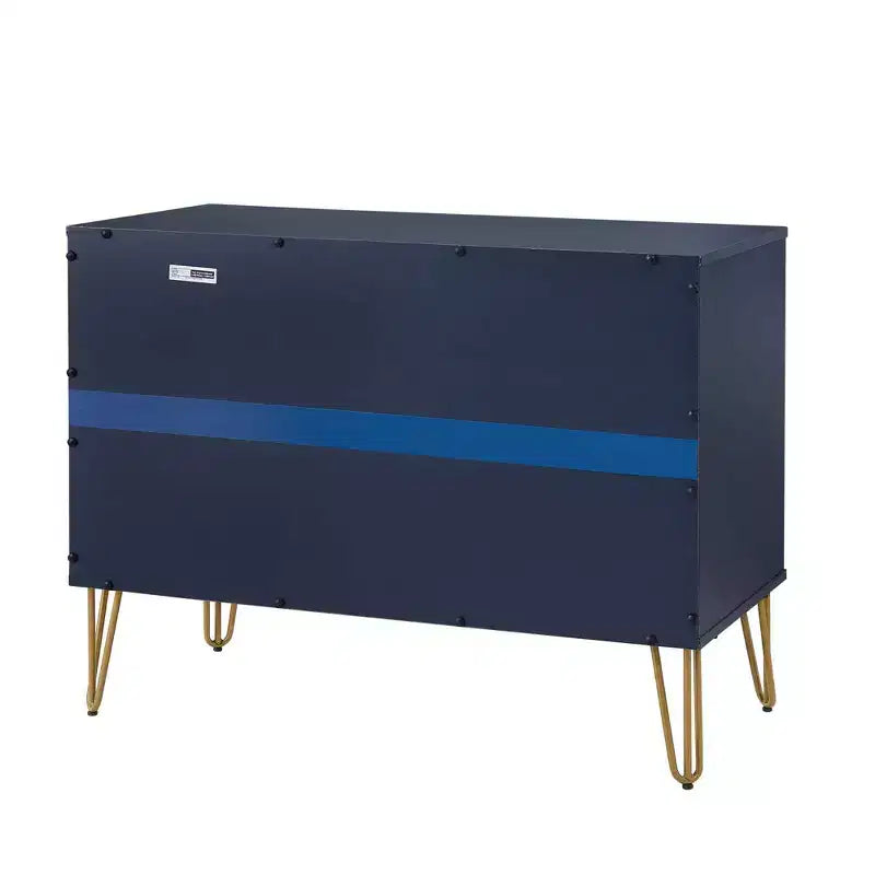 Manhattan Comfort Dumbo 2-tlg. modernes Set bestehend aus Kommode mit 3 Schubladen und Nachttisch mit 2 Schubladen