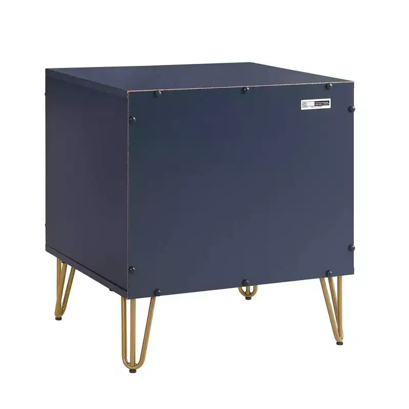 Manhattan Comfort Dumbo 2-tlg. modernes Set bestehend aus Kommode mit 3 Schubladen und Nachttisch mit 2 Schubladen