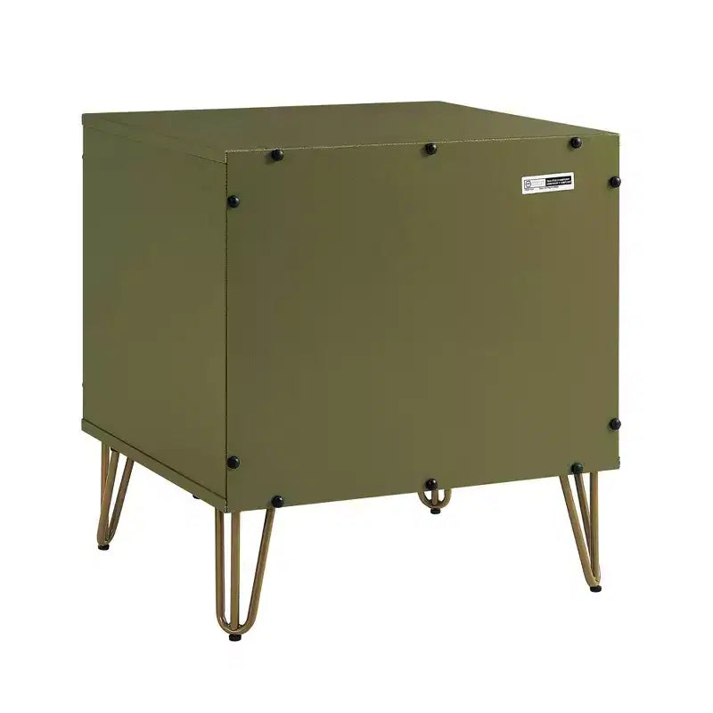 Manhattan Comfort Dumbo 2-tlg. modernes Set bestehend aus Kommode mit 3 Schubladen und Nachttisch mit 2 Schubladen