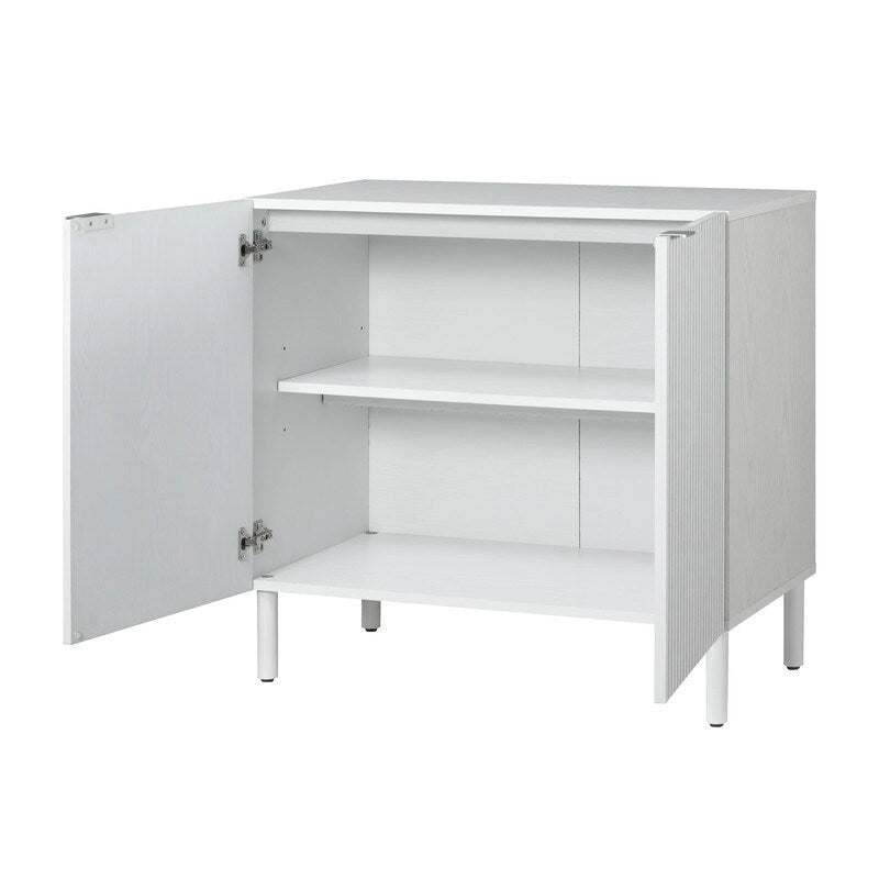 Weißer Schrank 2-türig