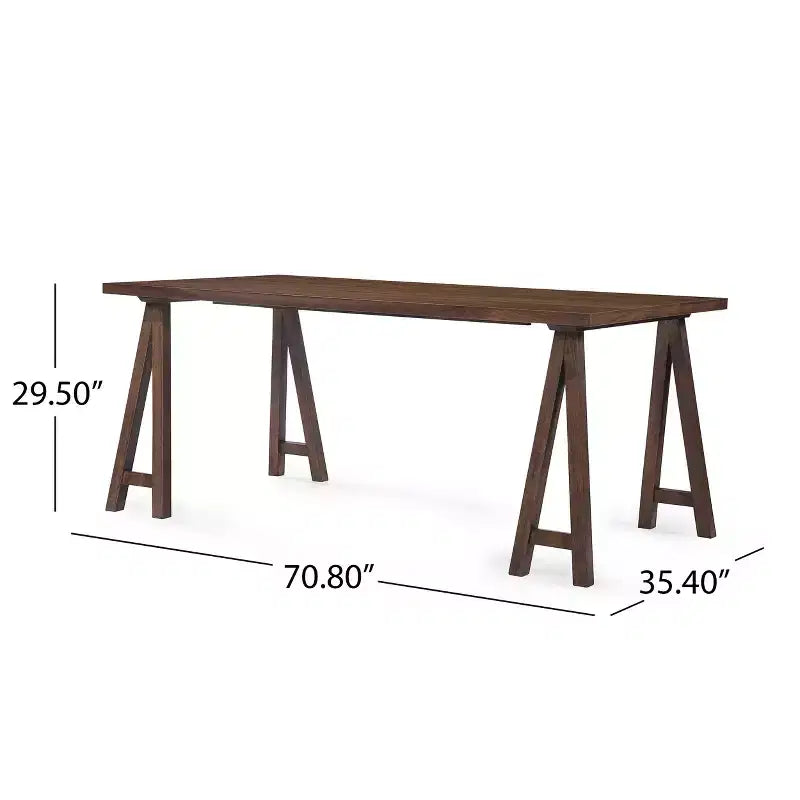 GDFStudio Camilla 7-teiliges Esszimmer-Set, Kunstlederpolsterung, Kautschukholz