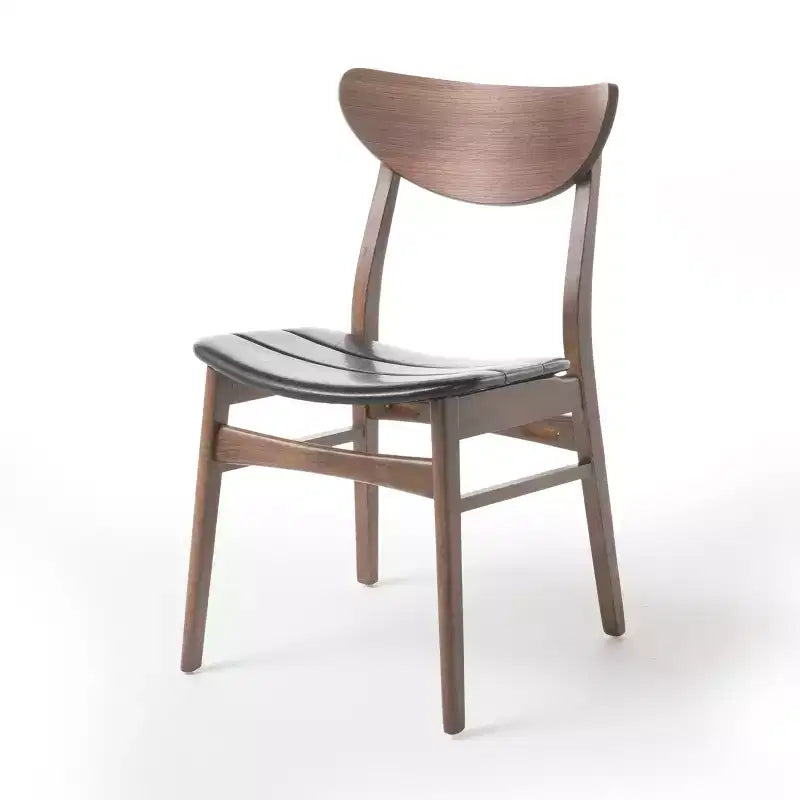 GDFStudio Camilla 7-teiliges Esszimmer-Set, Kunstlederpolsterung, Kautschukholz