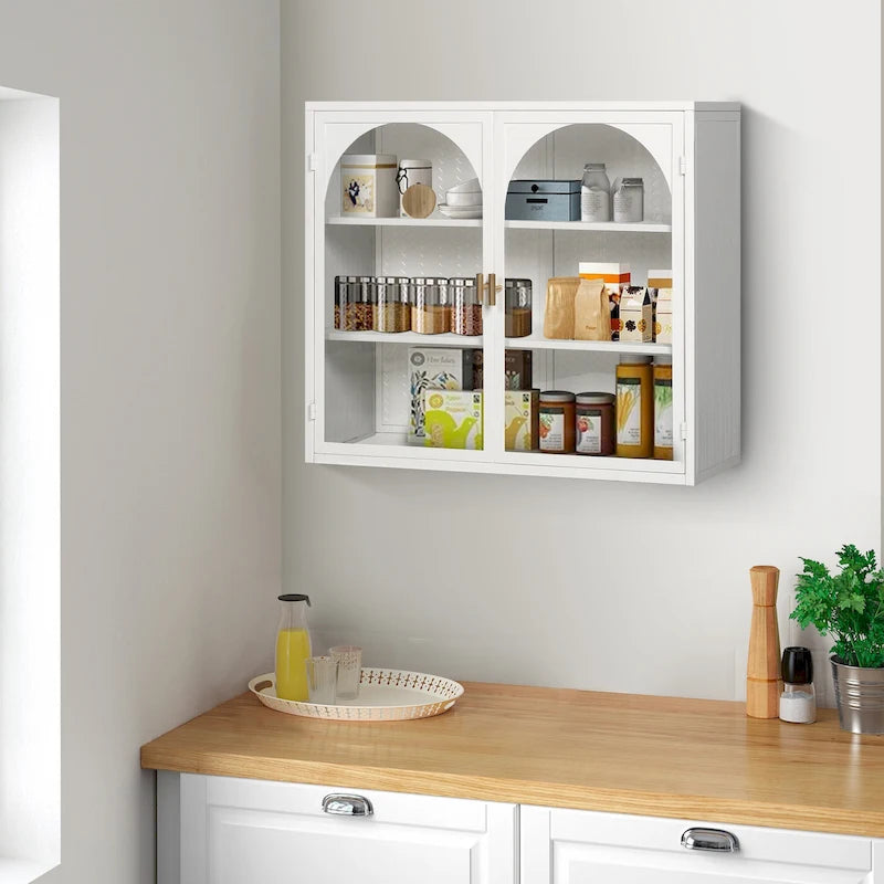 27,56Glastüren Modern Zweitüriger Wandschrank