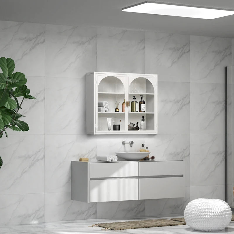 27,56Glastüren Modern Zweitüriger Wandschrank