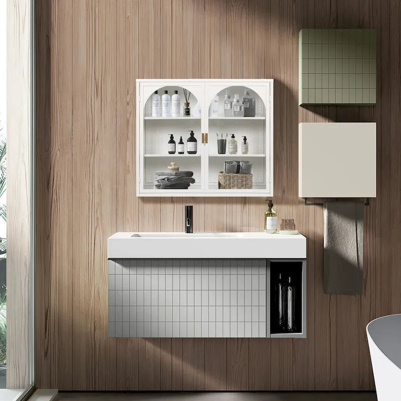 27,56Glastüren Modern Zweitüriger Wandschrank