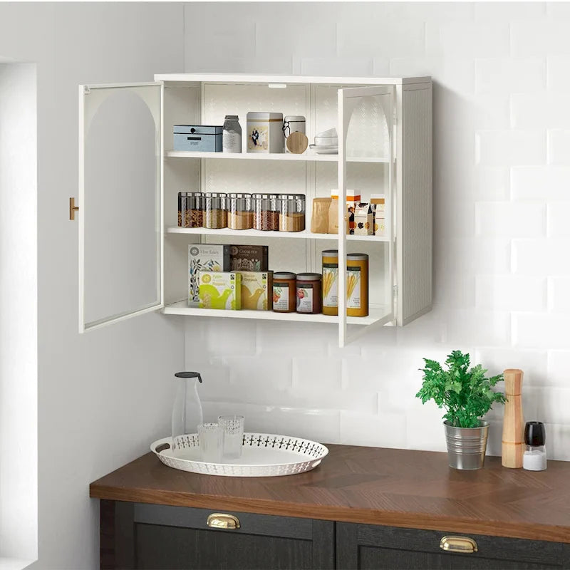 27,56Glastüren Modern Zweitüriger Wandschrank