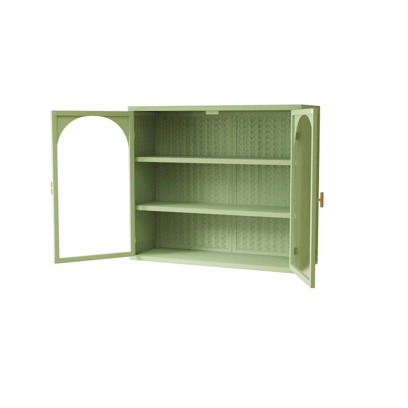 27,56Glastüren Modern Zweitüriger Wandschrank