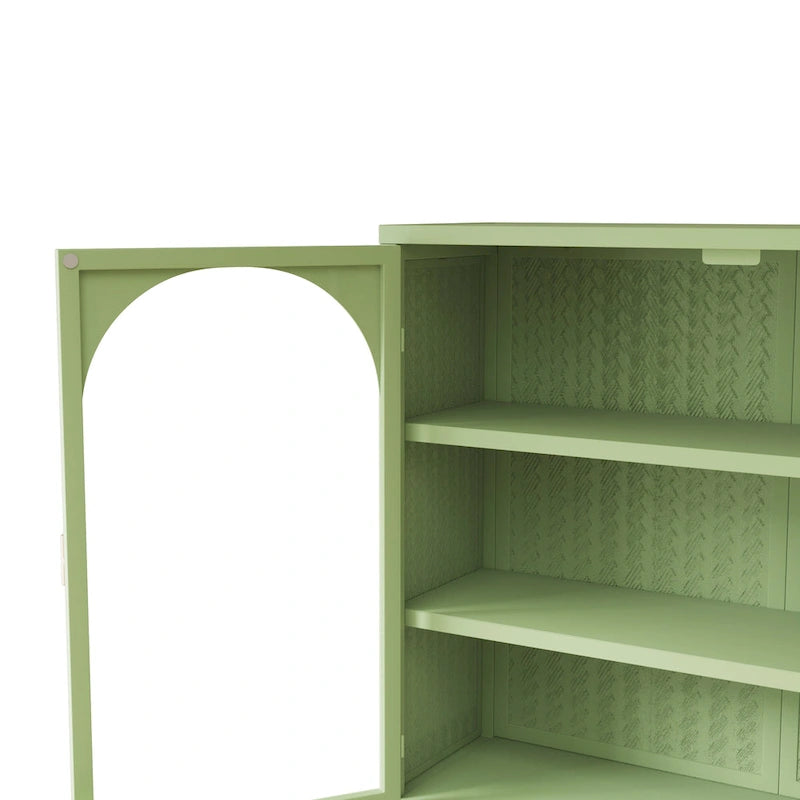 27,56Glastüren Modern Zweitüriger Wandschrank