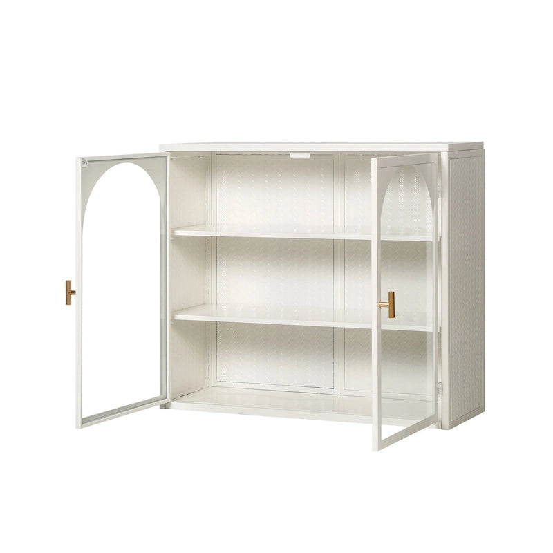 27,56Glastüren Modern Zweitüriger Wandschrank
