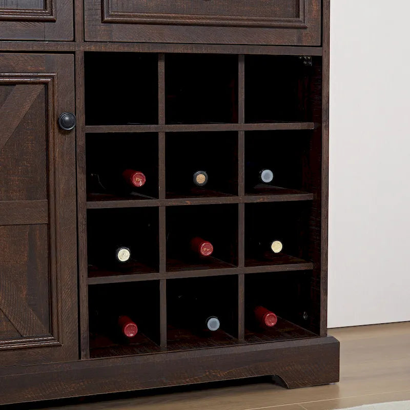 Buffetschrank mit Weinregal