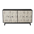 59.84 4-türiges Vintage Sideboard, freistehender Sideboard-Schrank