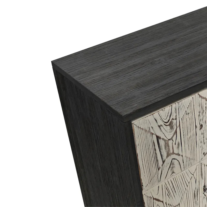 59.84 4-türiges Vintage Sideboard, freistehender Sideboard-Schrank