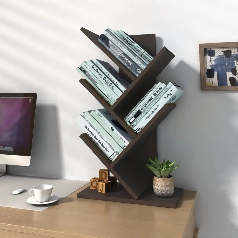 Bücherregal Baum aus Holz