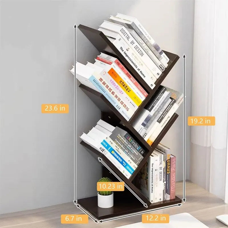 Bücherregal Baum aus Holz