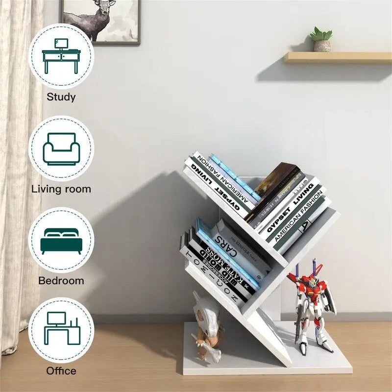 Bücherregal Baum aus Holz