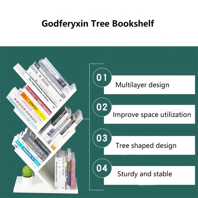 Bücherregal Baum aus Holz