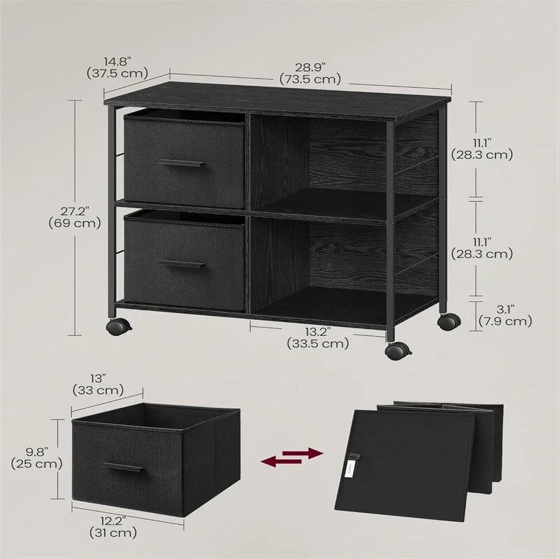 Aktenschrank mit 2 Schubladen