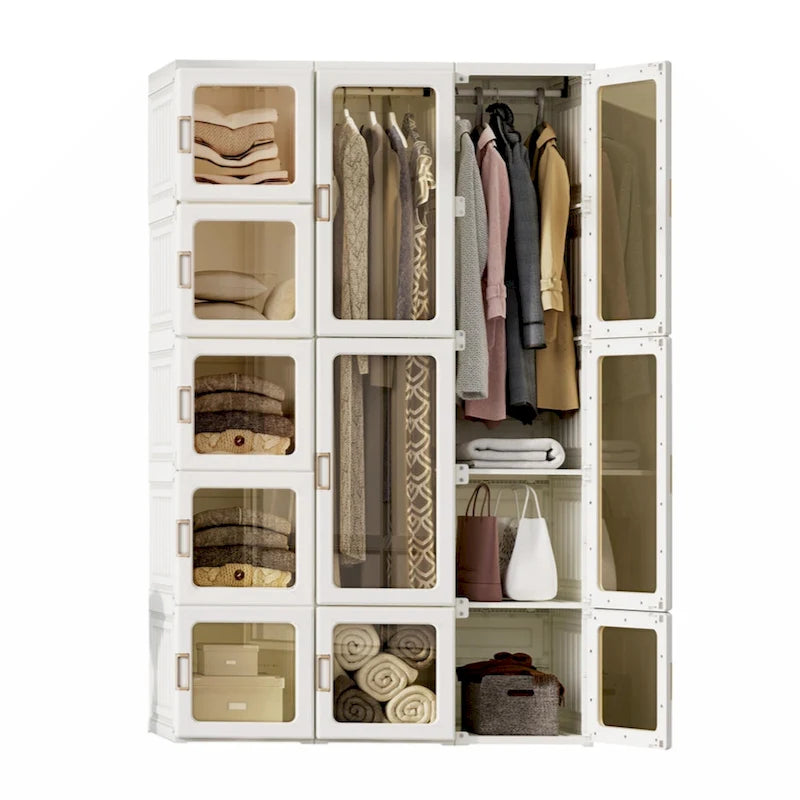 Tragbare Kleiderschränke Schlafzimmer, Aufbewahrungsorganisator, Kommode, Schrank-Aufbewahrungsorganisator