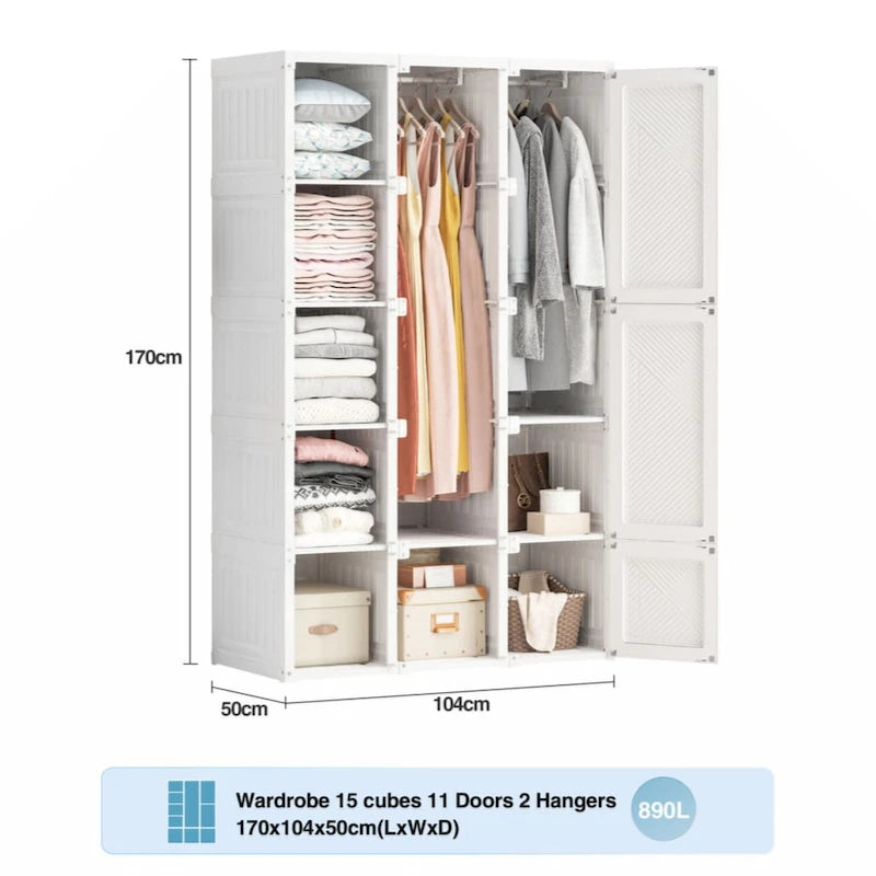 Tragbare Kleiderschränke Schlafzimmer, Aufbewahrungsorganisator, Kommode, Schrank-Aufbewahrungsorganisator