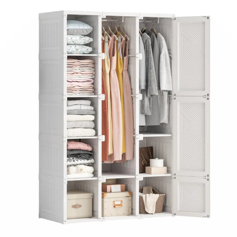 Tragbare Kleiderschränke Schlafzimmer, Aufbewahrungsorganisator, Kommode, Schrank-Aufbewahrungsorganisator
