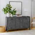 3-türiges Raffia-Sideboard 60