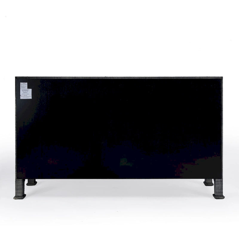 3-türiges Raffia-Sideboard 60