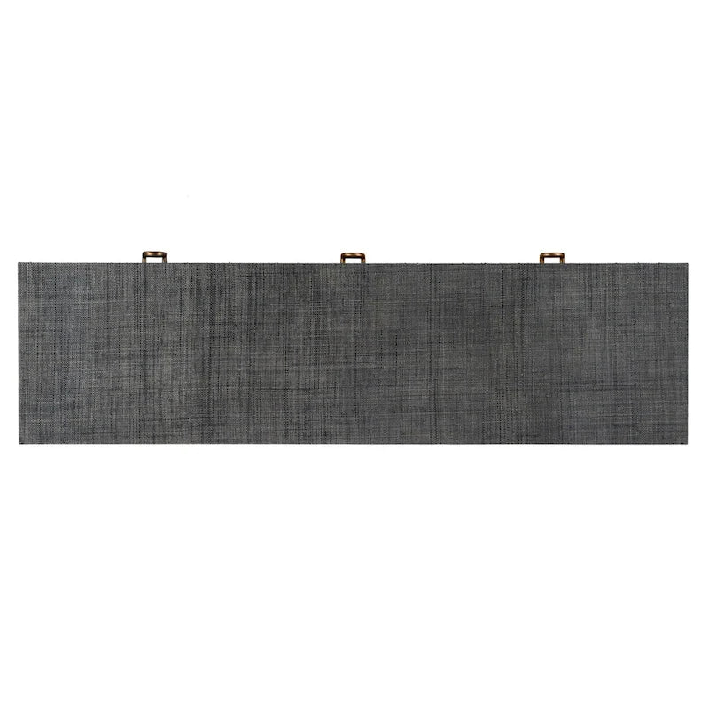 3-türiges Raffia-Sideboard 60